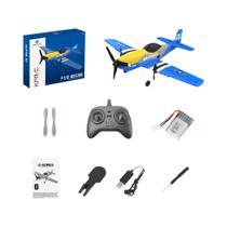 Avião RC BF109 2.4G 3CH - Planador de Espuma EPP - Controle Remoto - Brinquedo para Exterior