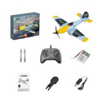 Avião RC BF109 Durável Para Meninos, Planador De Acrobacias Com Controle Remoto 24G, Com Giroscópio,