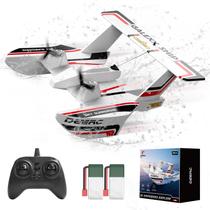 Avião RC DEERC Z62 Amphibious Tri-Phibian 3CH com 2 baterias