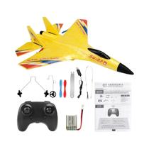 Avião RC Infantil Su-27 - Helicóptero de Controle Remoto 24g - Decolagem Vertical