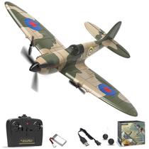 Avião RC Spitfire Com Envergadura De 400MM, 24G 3CH, Estabilizador De Giroscópio, Espuma EPP, RTF,