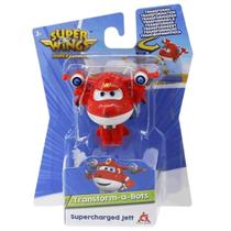 Avião Super Wings Transform-a-Bots Bang Toys - Jett