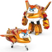Avião Transformador Super Wings Golden Boy 5 - Brinquedo para Crianças a partir de 3 Anos Avião Transformador Super Wings Golden Boy 5 - Brinquedo para Crianças a partir de 3 Anos