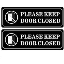 Aviso de adesivo: mantenha a porta fechada em PVC, 10 unidades/lote