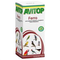 Avitop Ferro 15ml Aarão Suplemento Mineral Vitamínico Aves Avitop Ferro 15ml Aarão Suplemento Mineral Vitamínico Aves