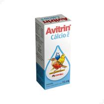 Avitrin Cálcio Plus 15ml Fraqueza Fortalece Ave Passaros Medidas:15ml