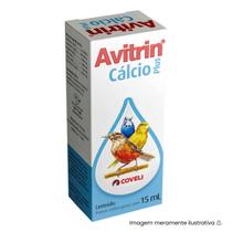 Avitrin Cálcio Plus 15ml Fraqueza Fortalece Ave Passaros Medidas:15ml