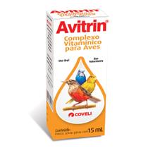 Avitrin Complexo Vitamínico Para Pássaros Coveli 15ml Avitrin Complexo Vitamínico Para Pássaros Coveli 15ml