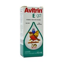 Avitrin E 15ml - Vitamina E Reprodução Pássaros e Aves