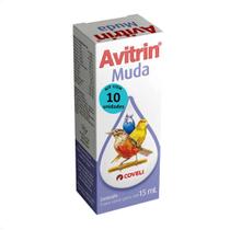 Avitrin muda 15ml coveli suplemento para aves e pássaros kit com 10 Avitrin muda 15ml coveli suplemento para aves e pássaros kit com 10