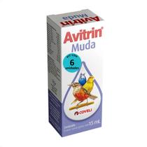 Avitrin muda 15ml coveli suplemento para aves e pássaros kit com 6 Avitrin muda 15ml coveli suplemento para aves e pássaros kit com 6
