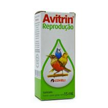 Avitrin Reprodução 15ml - Coveli - Reprodução e Fertilidade em Pássaros
