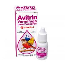 Avitrin Vermífugo para Pássaros 10 ml Avitrin Vermífugo para Pássaros 10 ml