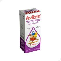 Avitrin Vermífugo para pássaros 10ml Medidas:10ml