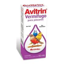 Avitrin Vermífugo para Pássaros Frasco 10 ml - Coveli