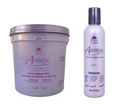 Avlon Affirm Hidróxido de Sódio Normal Plus 1,8 Kg + Avlon Affirm Protecto de Fios120ml