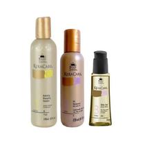 Avlon Keracare Kit Cabelos Crespos - 3 Produtos - G