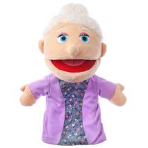 Avó de dramatização familiar Puppet ZJoey de 30 cm