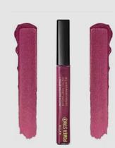 Avon Batom Líquido Power Stay Glitter Malva Luminoso - 7ml