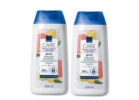 Avon Care Locao Desodorante Corporal Frutas Citricas E Gengibre 200ml kit com 2