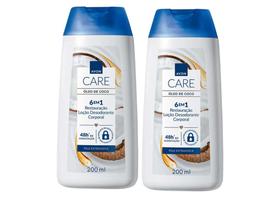 Avon Care Locao Desodorante Corporal Oleo De Coco 200ml kit com 2 Avon Care Locao Desodorante Corporal Oleo De Coco 200ml kit com 2