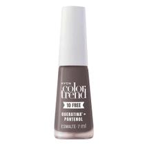 Avon Color Trend Esmalte Cimento Queimado 7ml - 5 Free, Secagem Rápida e Cobertura Uniforme