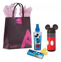 Avon Kit Mickey Mouse Colônia Spray + Sabonete + Garrafa 3d