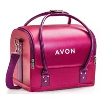 Avon Maleta De Maquiagem Pink E Roxo