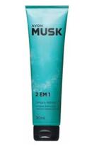 Avon - musk - 2 em 1 - shampoo limpa e hidrata cabelo e corpo 90ml Avon - musk - 2 em 1 - shampoo limpa e hidrata cabelo e corpo 90ml