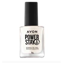 Avon - Power Stay - Esmalte Gel - Cor Branco Absoluto Avon - Power Stay - Esmalte Gel - Cor Branco Absoluto Avon - Power Stay - Esmalte Gel - Cor Branco Absoluto Avon - Power Stay - Esmalte Gel - Cor Branco Absoluto