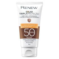 Avon Protetor Solar Facial Renew FPS50 com Cor Escura - 40g