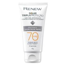 Avon Protetor Solar Facial Renew Tripla Proteção FPS70 - 40g
