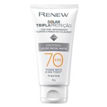 Avon Protetor Solar Facial Renew Tripla Proteção Fps70 - 40G