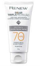 Avon Protetor Solar Renew FPS 70 Tripla Proteção Solar 40g