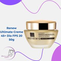 Avon Renew Ultimate Creme Antissinais 45+ Dia FPS 20 Firmeza, Hidratação e Proteção 50g - Protinol