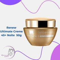 Avon Renew Ultimate Creme Antissinais 45+ Noite Firmeza, Hidratação e Proteção 50g com Protinol
