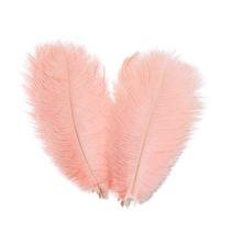 AWAYTR Ostrich Feathers Pink 35-40 cm, 10 unidades para decoração