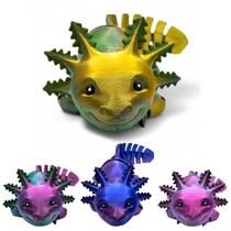 Axolote Articulado Brinquedo Fidget Toy Sensorial Criaturas Articuladas Salamandra Presente Criativo