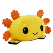 Axolote reversível Plushie TeeTurtle Amarelo + Preto 10cm