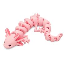 Axolote rosa impresso em 3D Fidget Animal Yipintang 20 cm