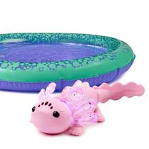 Axolotl Fingerlings Alix Interativo para Bebês - com Piscina Inflável