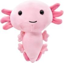 Axolotl Plush - Boneca de pelúcia Soft Pink Simulation de 20 cm para crianças - HUOGUO