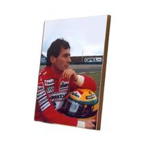 Ayrton Senna F1 Driver Poster Autoadesivo Adesivo De Papel À Prova D'água Para Decoração De Parede