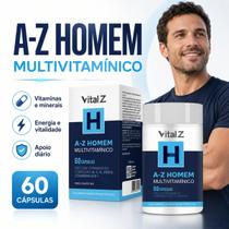 AZ Multivitamínico Homem Vital Z Cápsulas 100 Mg Coenzima Q10 AZ Multivitamínico Homem Vital Z Cápsulas 100 Mg Coenzima Q10