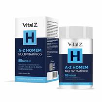 AZ Multivitamínico Homem Vital Z Cápsulas 100 Mg Coenzima Q10 AZ Multivitamínico Homem Vital Z Cápsulas 100 Mg Coenzima Q10