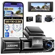 Azdome M550 Max 3ch Dash Cam 4k Câmera Veicular 128gb