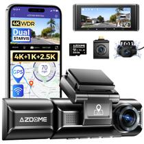 Azdome M550 Max 3ch Dash Cam 4k Câmera Veicular 256gb