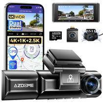 Azdome M550 Max 3ch Dash Cam 4k Câmera Veicular 64G