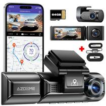 Azdome M550 Pro Câmera Veicular 4k Gps Para Uber/99 cartão 64Gb e com Kit 24h Azdome M550 Pro Câmera Veicular 4k Gps Para Uber/99 cartão 64Gb e com Kit 24h