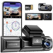 Azdome M550 Pro Câmera Veicular 4kgps Ideal Para Uber/99 + Cartão de memória 64Gb
